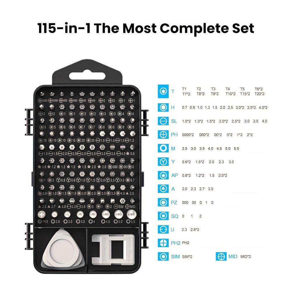 115-in-1 Precision Screwdriver - Electronics Repair Gadgets ulasan dan harga