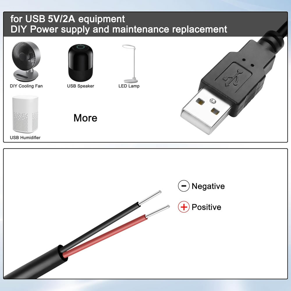 DC 2 Pin USB Power Cable USB M - Electronics Repair Gadgets ulasan dan harga