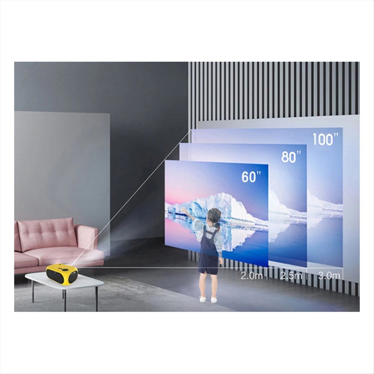 A64I Portable Mini Projector 3 - Mini Projector Portable ulasan dan harga