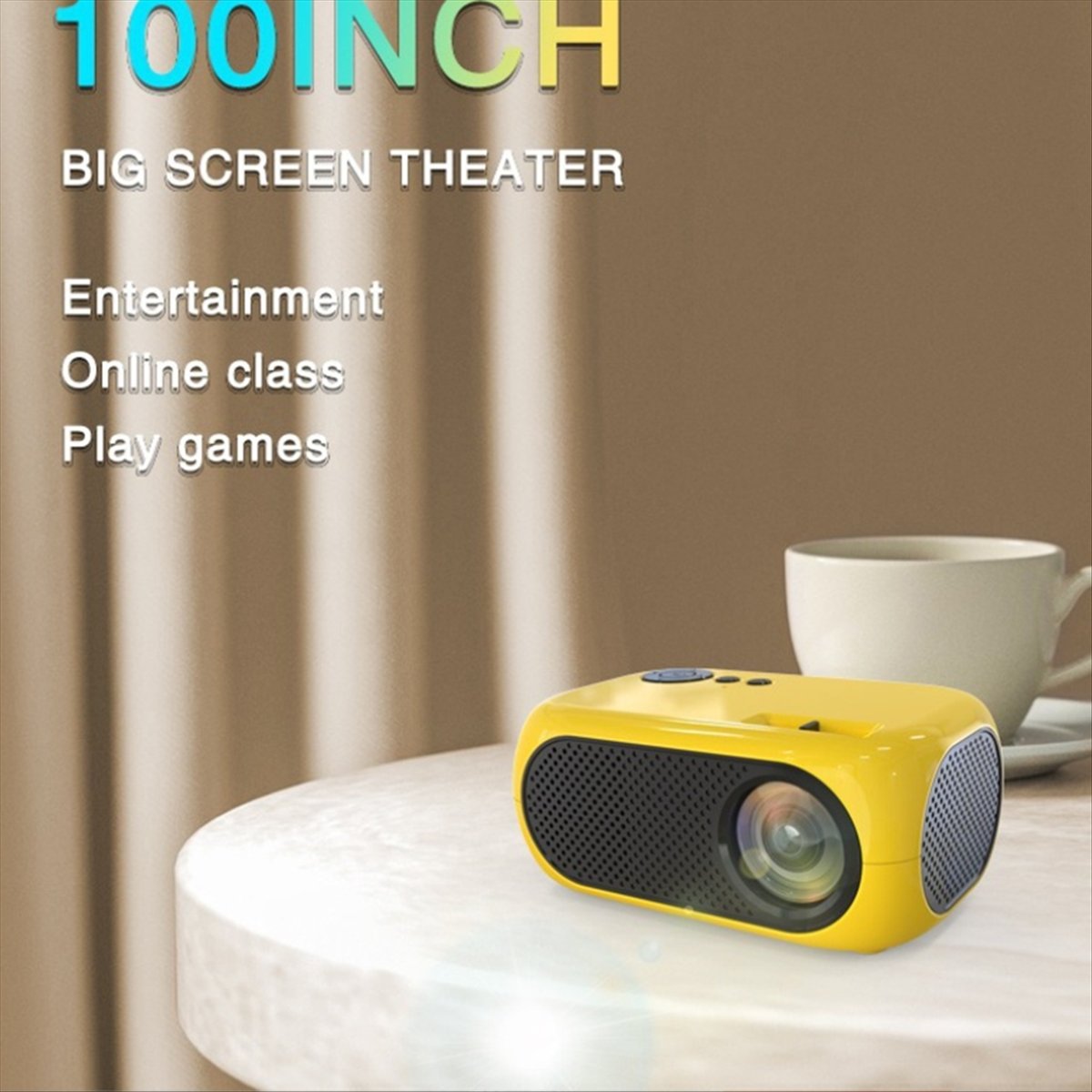A64I Portable Mini Projector 3 - Mini Projector Portable ulasan dan harga